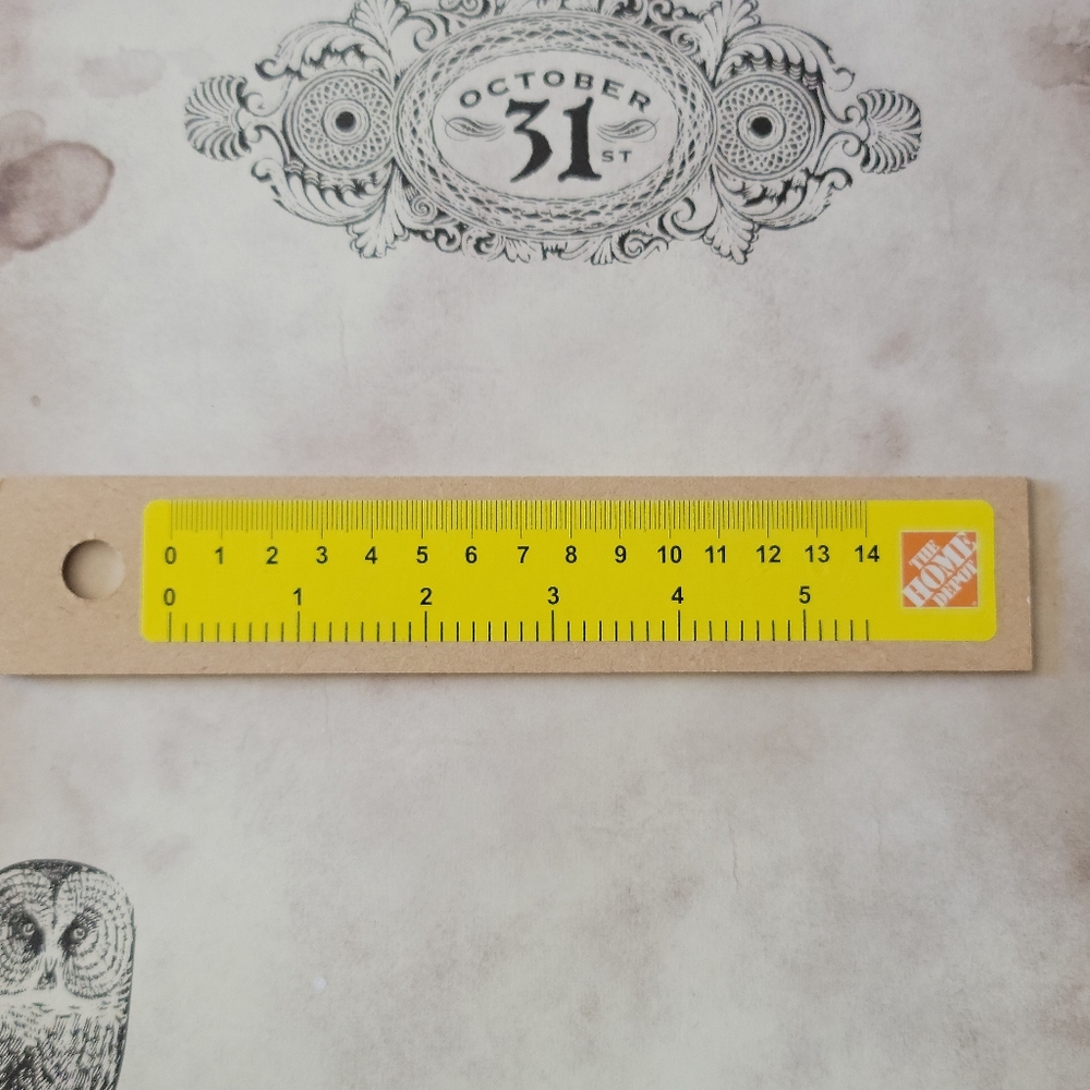 5/$13 Kids Home Depot Ruler